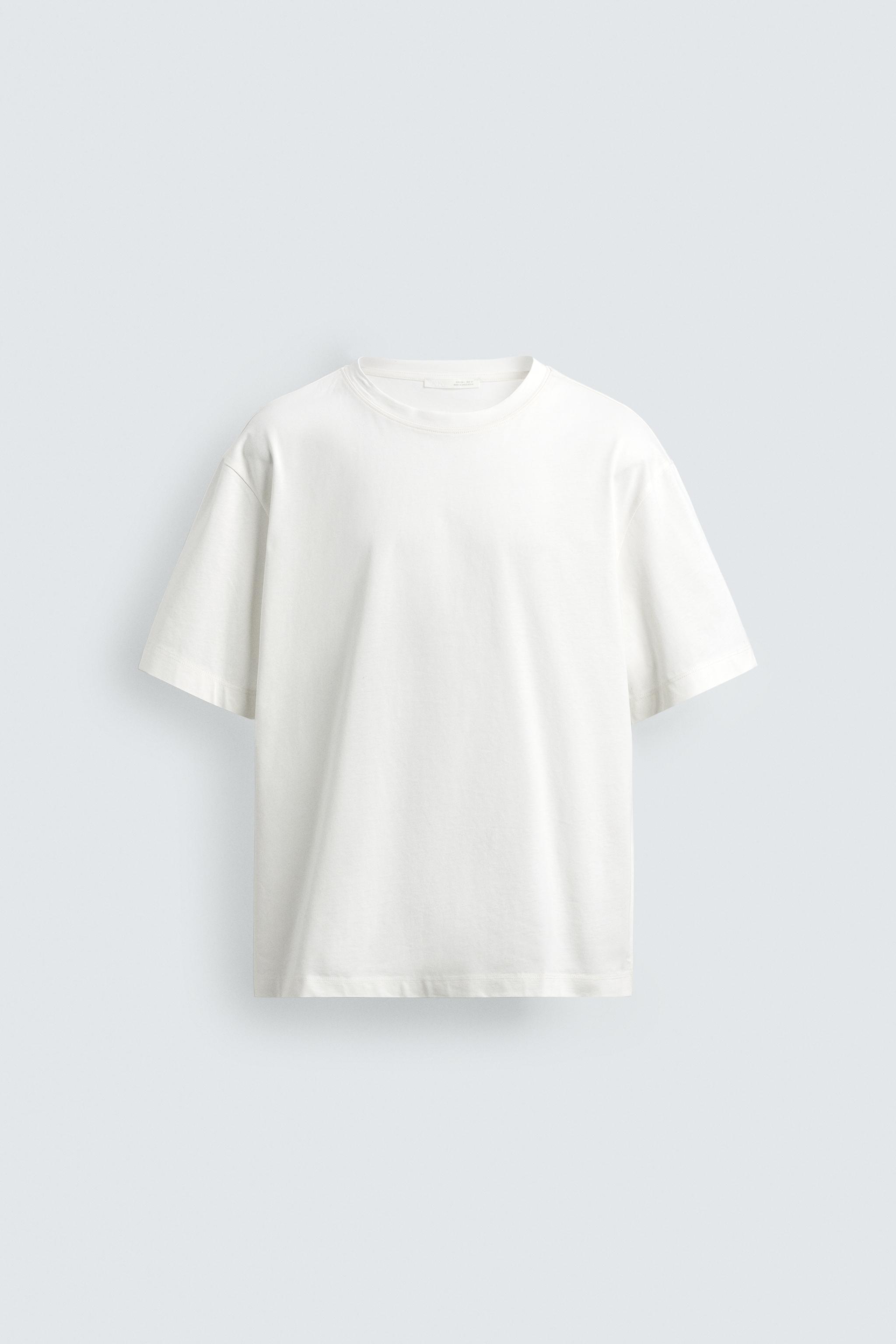 T-SHIRT COURT COUPE MERCERISÉE