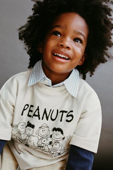 Zara SNOOPY PEANUTS™ SHIRT - Ice