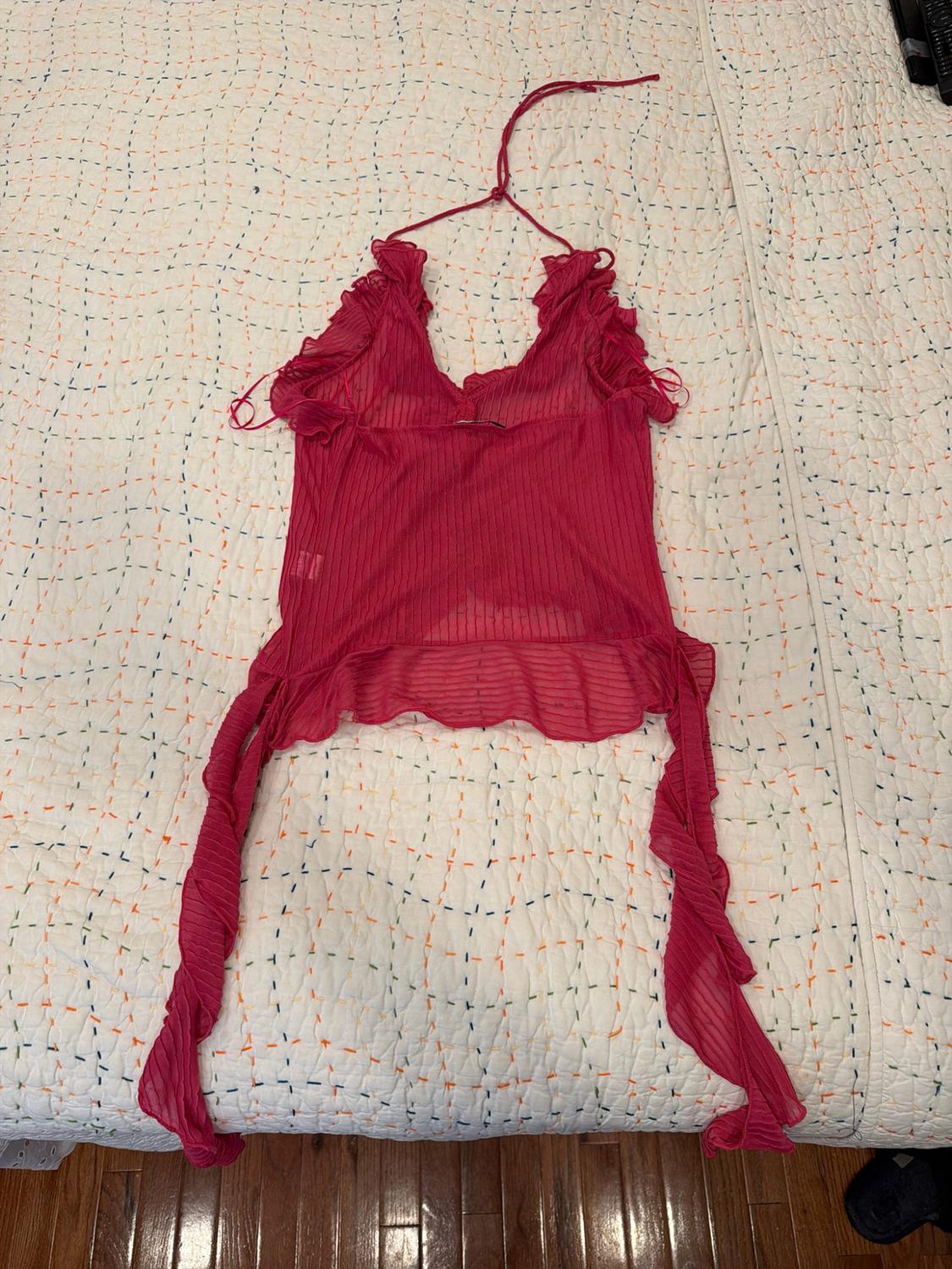 RUFFLED PLEATED TOP - Image 3