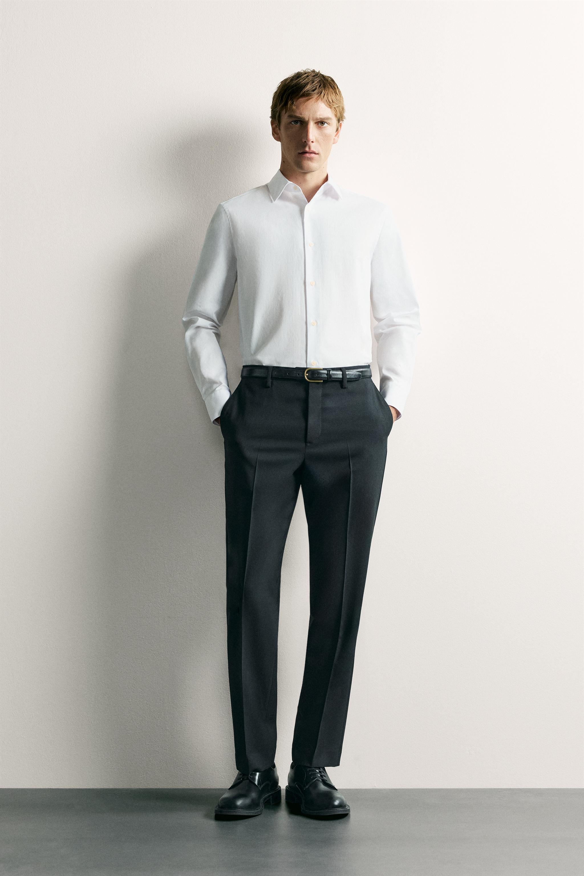 Zara REGULAR FIT GÖMLEK görsel 8