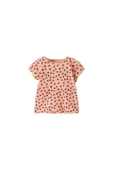 TEXTURED DAISY T-SHIRT