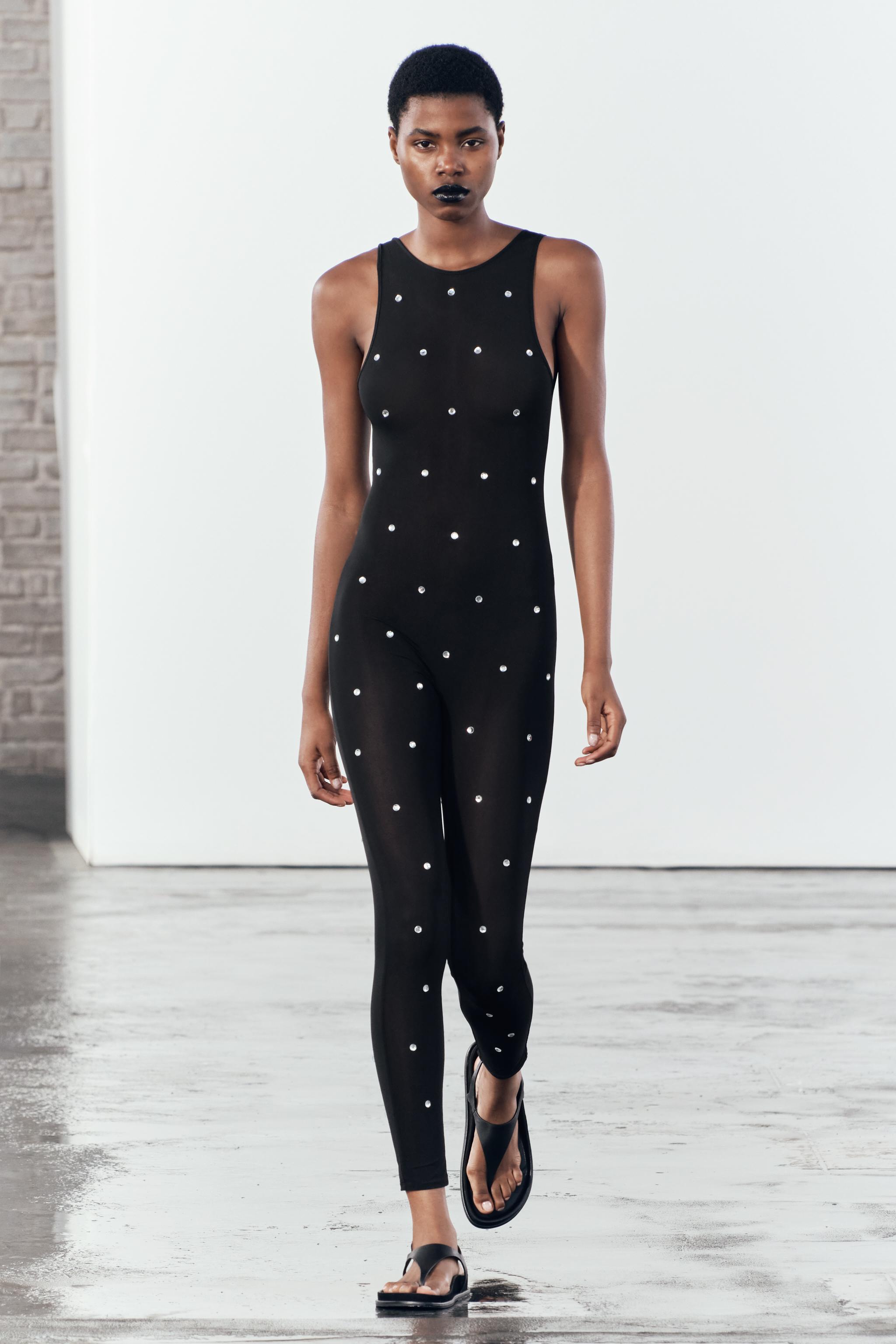 Rhinestone jumpsuit on sale