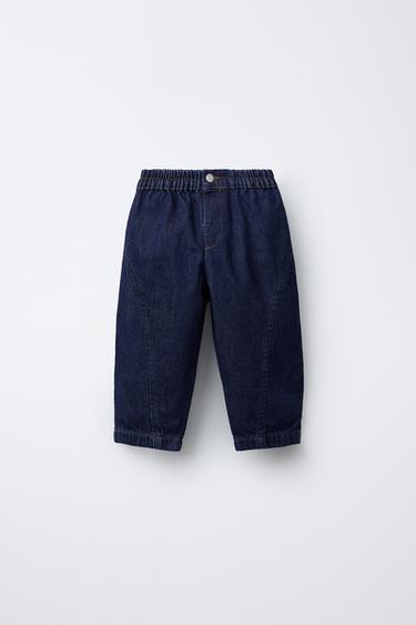BAGGY DENIM TROUSERS - Blue by Zara