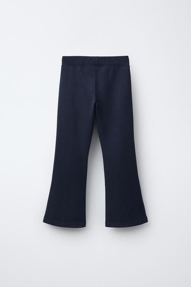 PANTALON ÉVASÉ À NERVURES - Bleu de Zara - Image 1