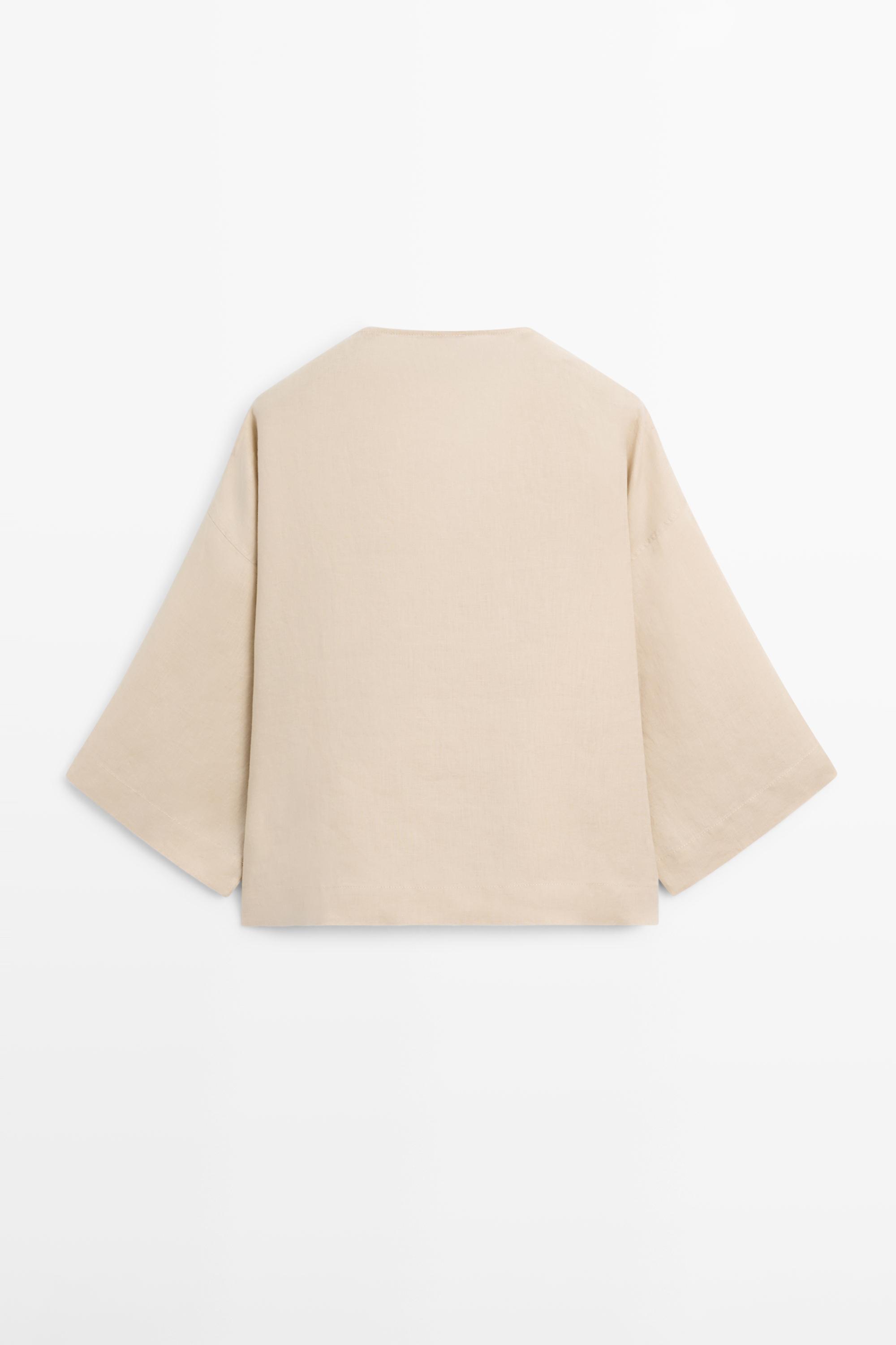 Blouse fluide 100 % lin