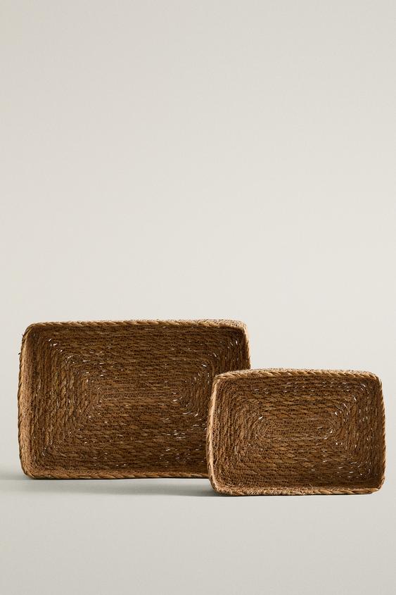 PANIER PLATEAU ALGUES - Beige clair de Zara - Image 0