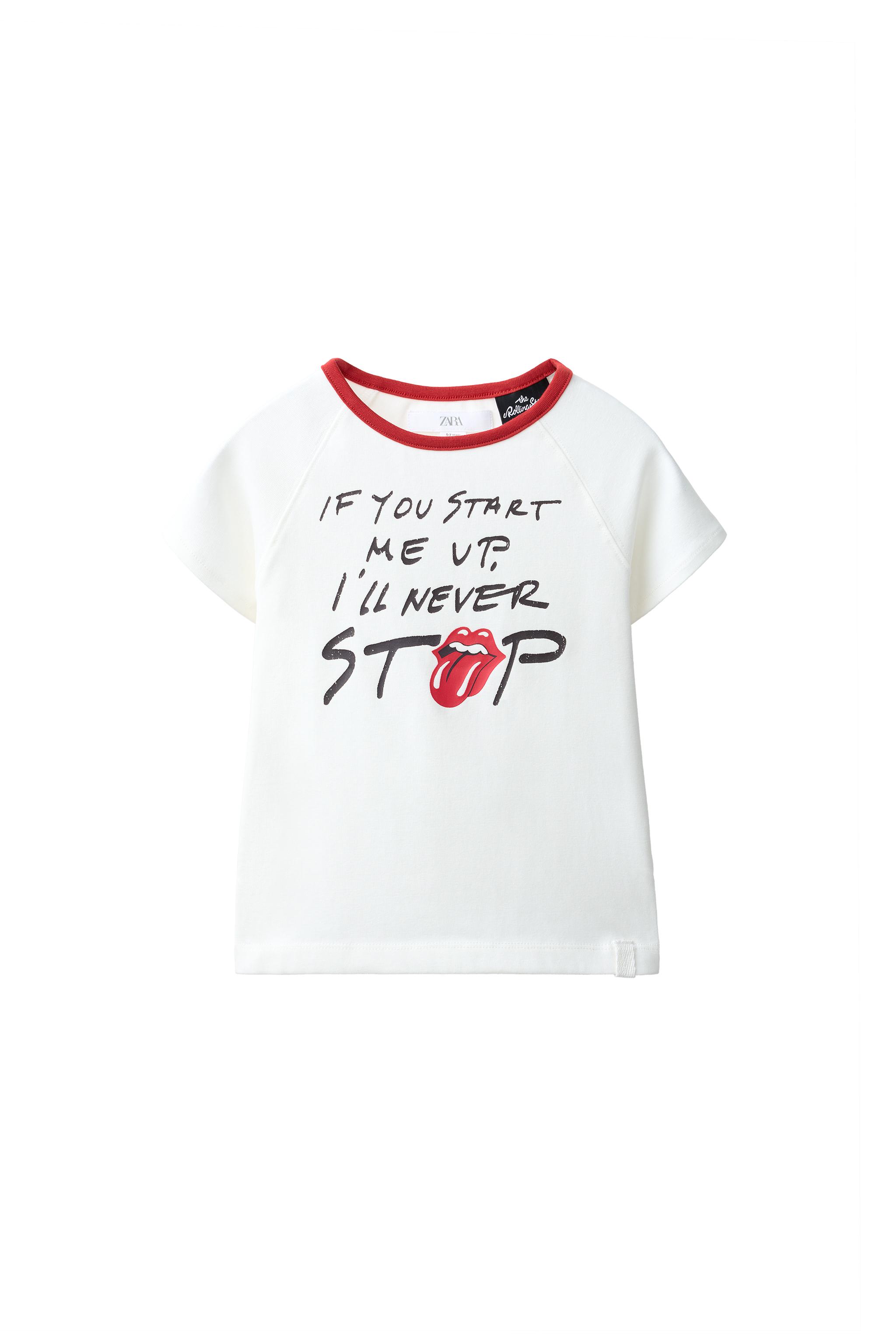 ROLLING STONES © プリントTシャツ - ホワイト | ZARA Japan / 日本