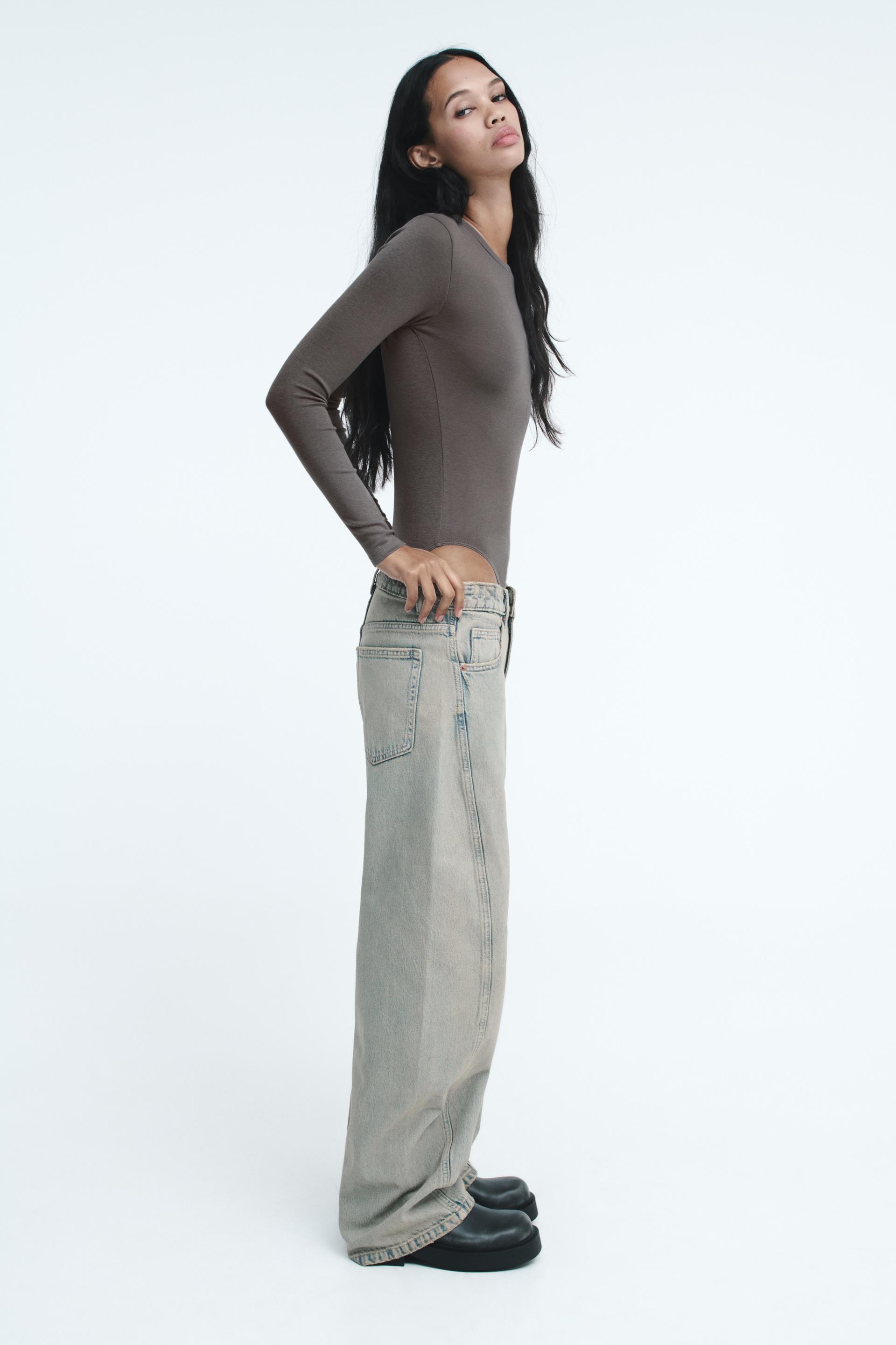 ZARA Accessories Floral Print Wide Sleeve Velvet Bodysuit Blogger Favorite  sz M Size M - $41 - From Morgan