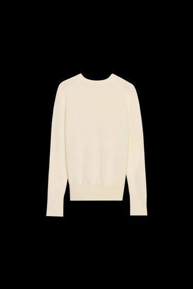JERSEY BÁSICO PUNTO LISO - Mantequilla de Zara