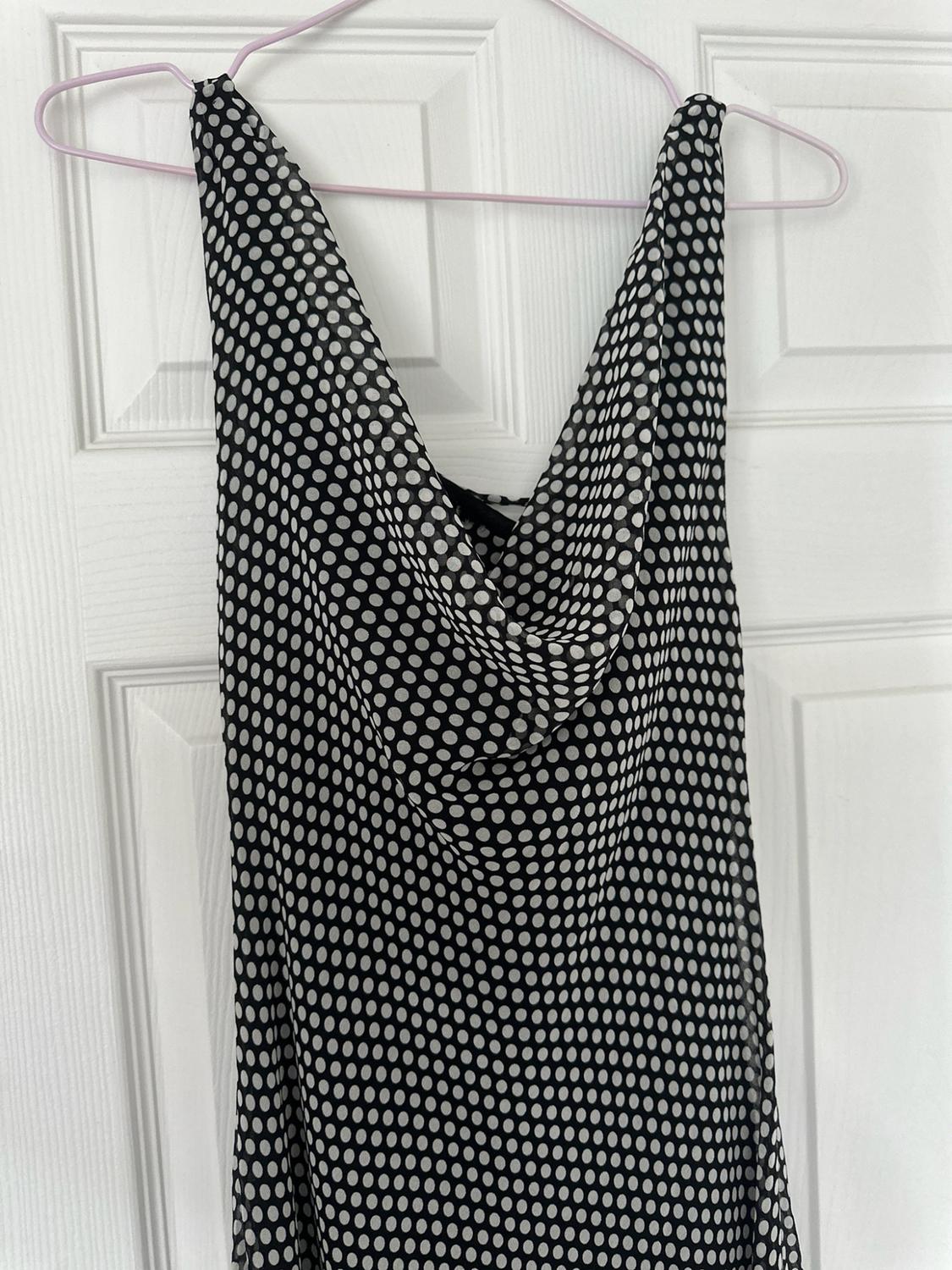 ZW COLLECTION POLKA DOT MIDI DRESS - Image 2