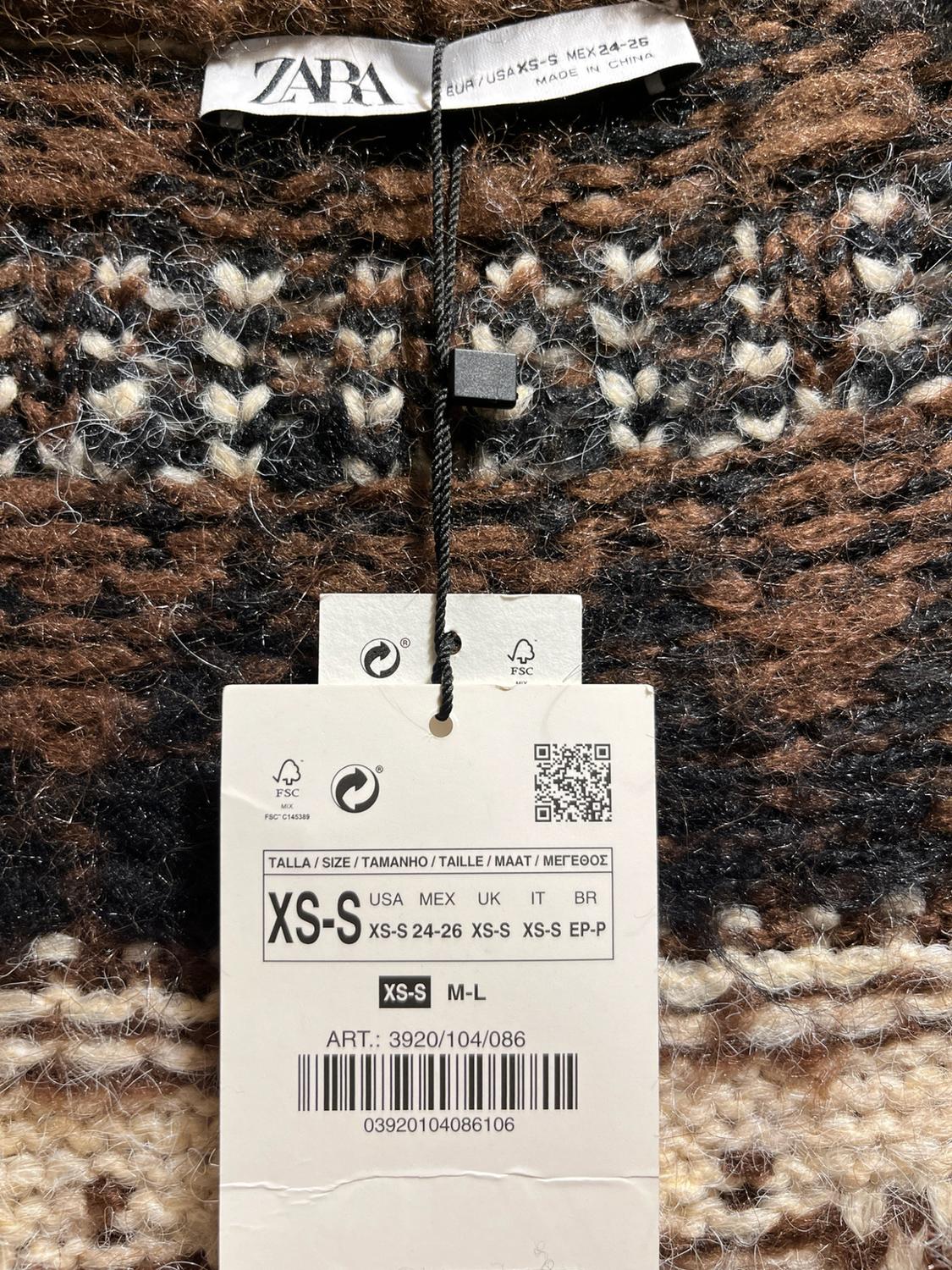 KNIT JACQUARD CARDIGAN - Image 2