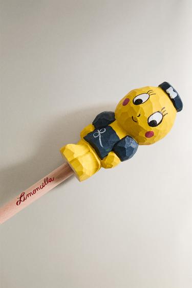 LIMONCELLA X THE ANIMALS OBSERVATORY WOODEN PENCIL - Yellow by Zara - Image 2