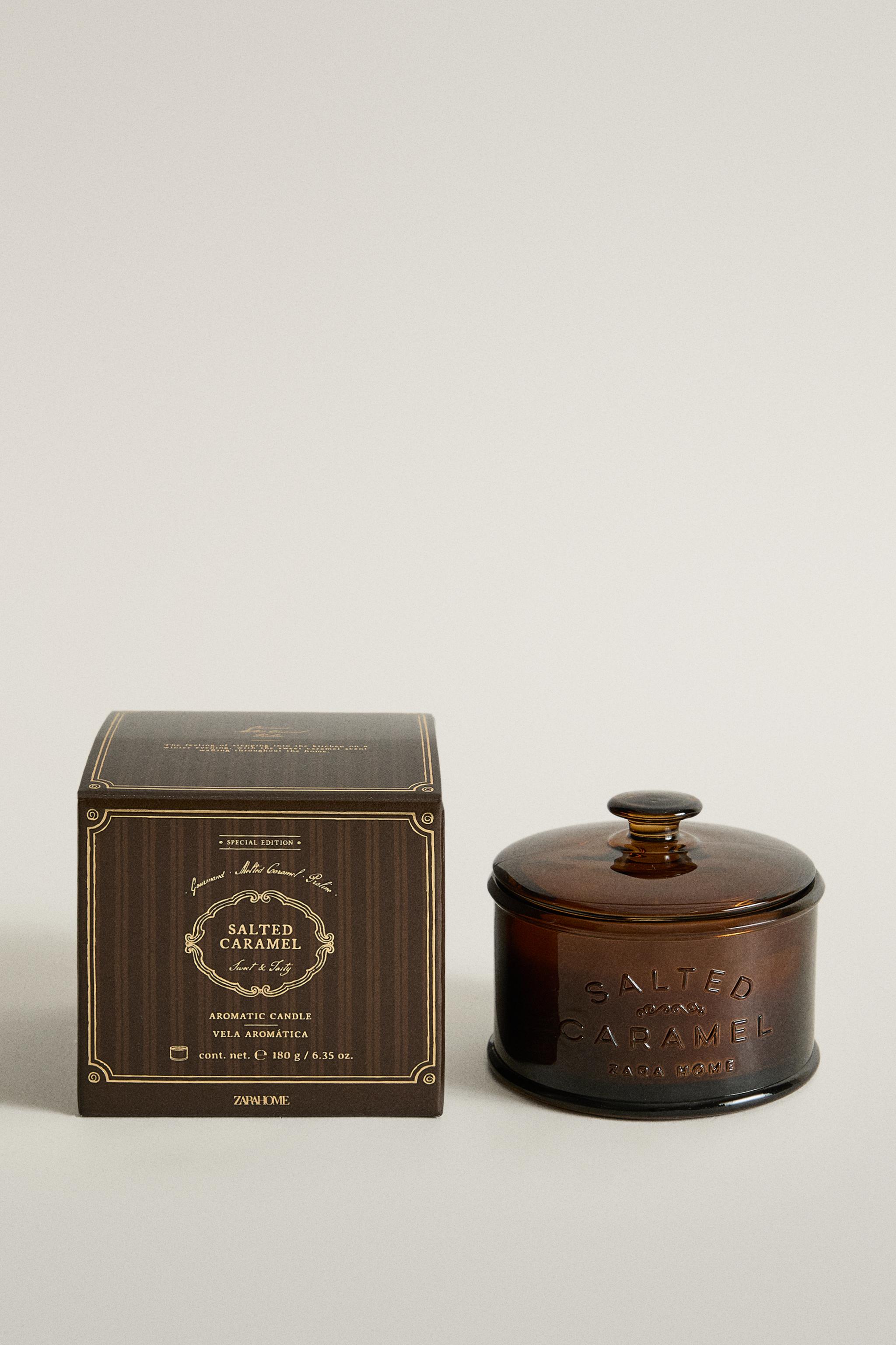 G) SALTED CARAMEL SCENTED CANDLE