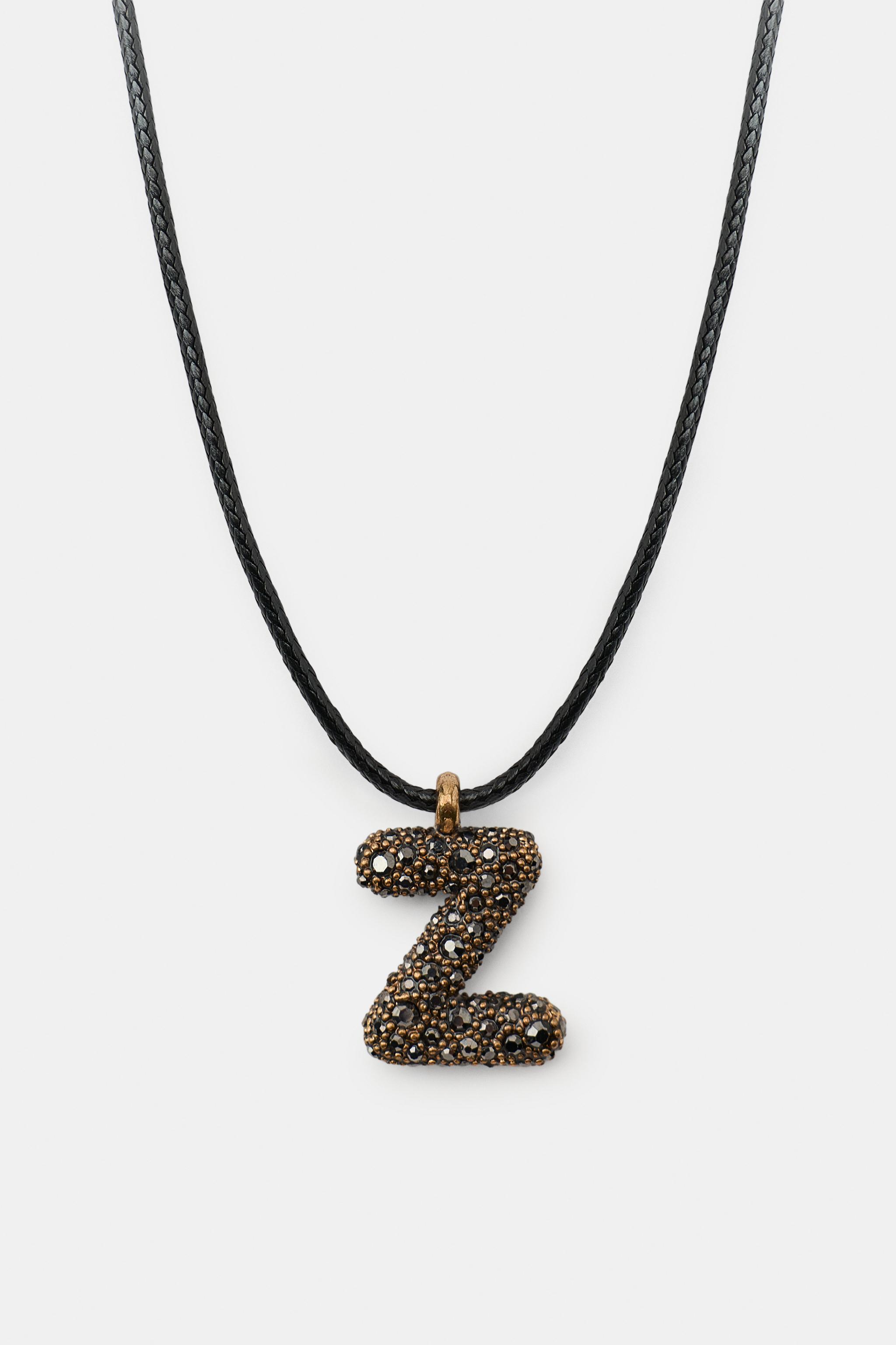 LETTER CORD NECKLACE