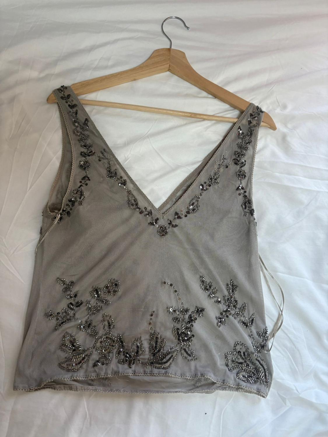 TOP ABALORIOS GRIS/PLATA - Image 2