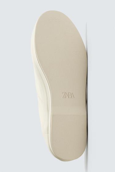 BASKET EN CUIR - Blanc de Zara - Image 6