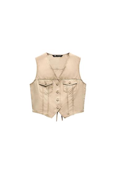 WASHED EFFECT VEST