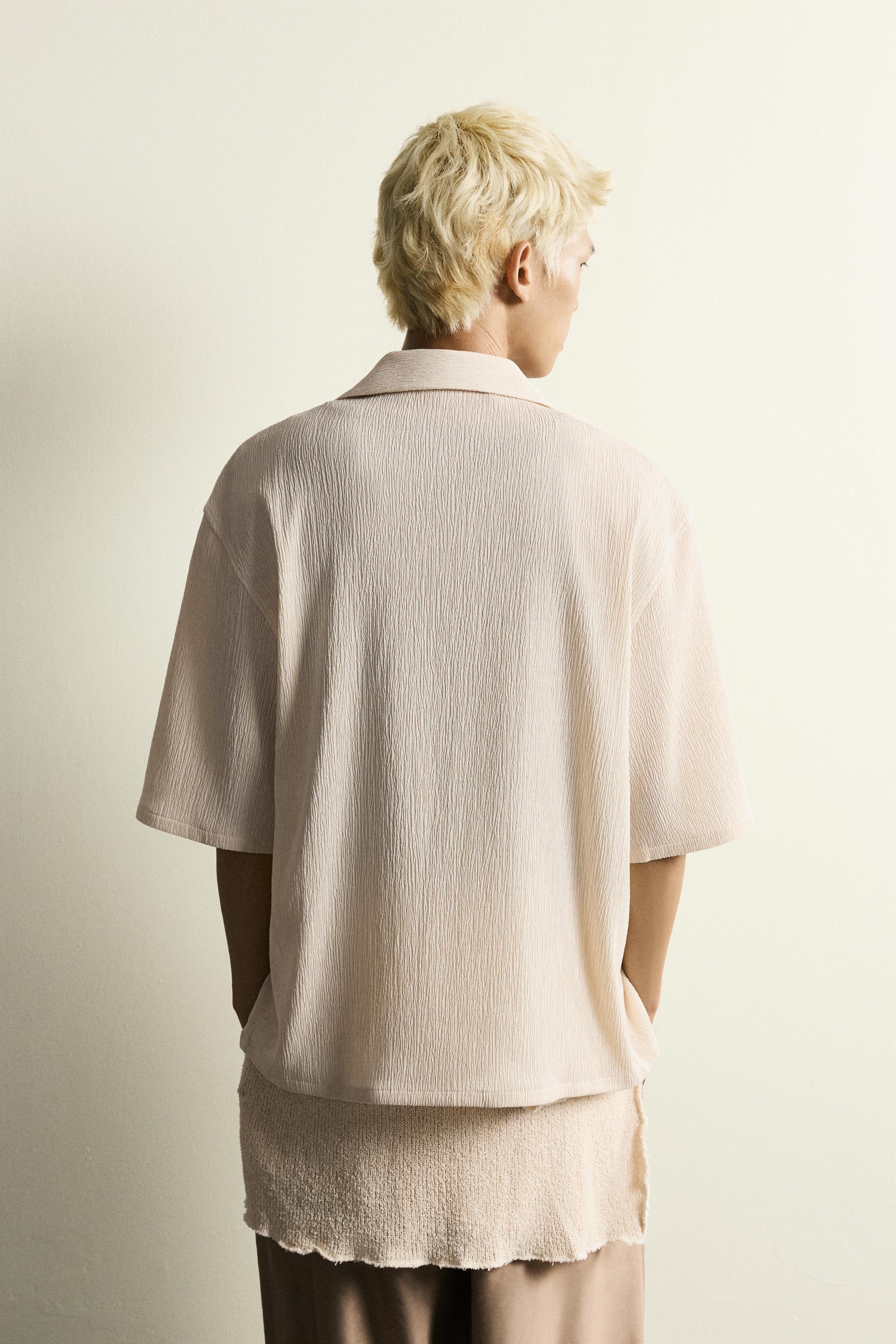 CHEMISE RELAXED FIT À RELIEF