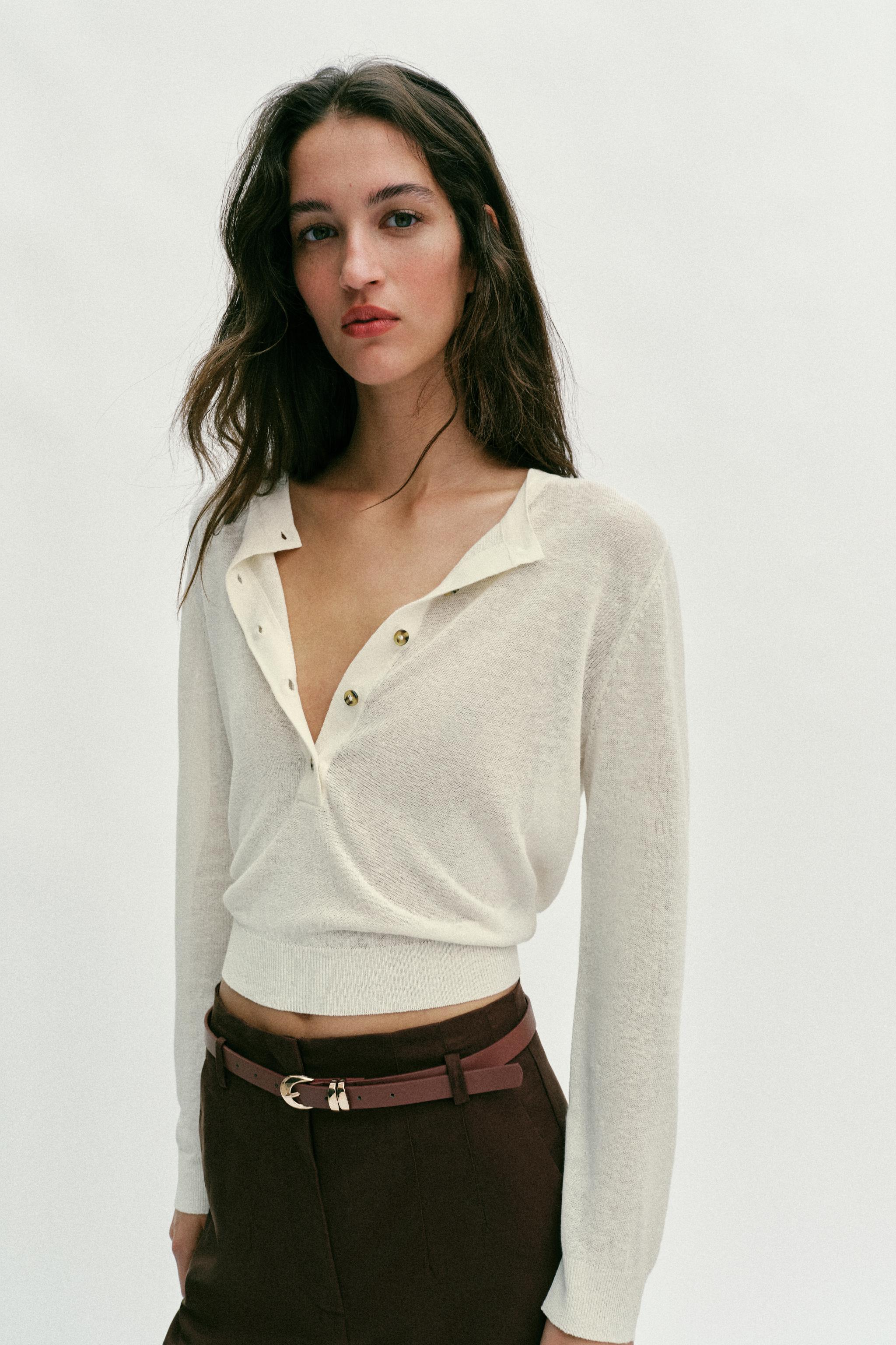 HIGH-WAISTED BELTED PANTS
