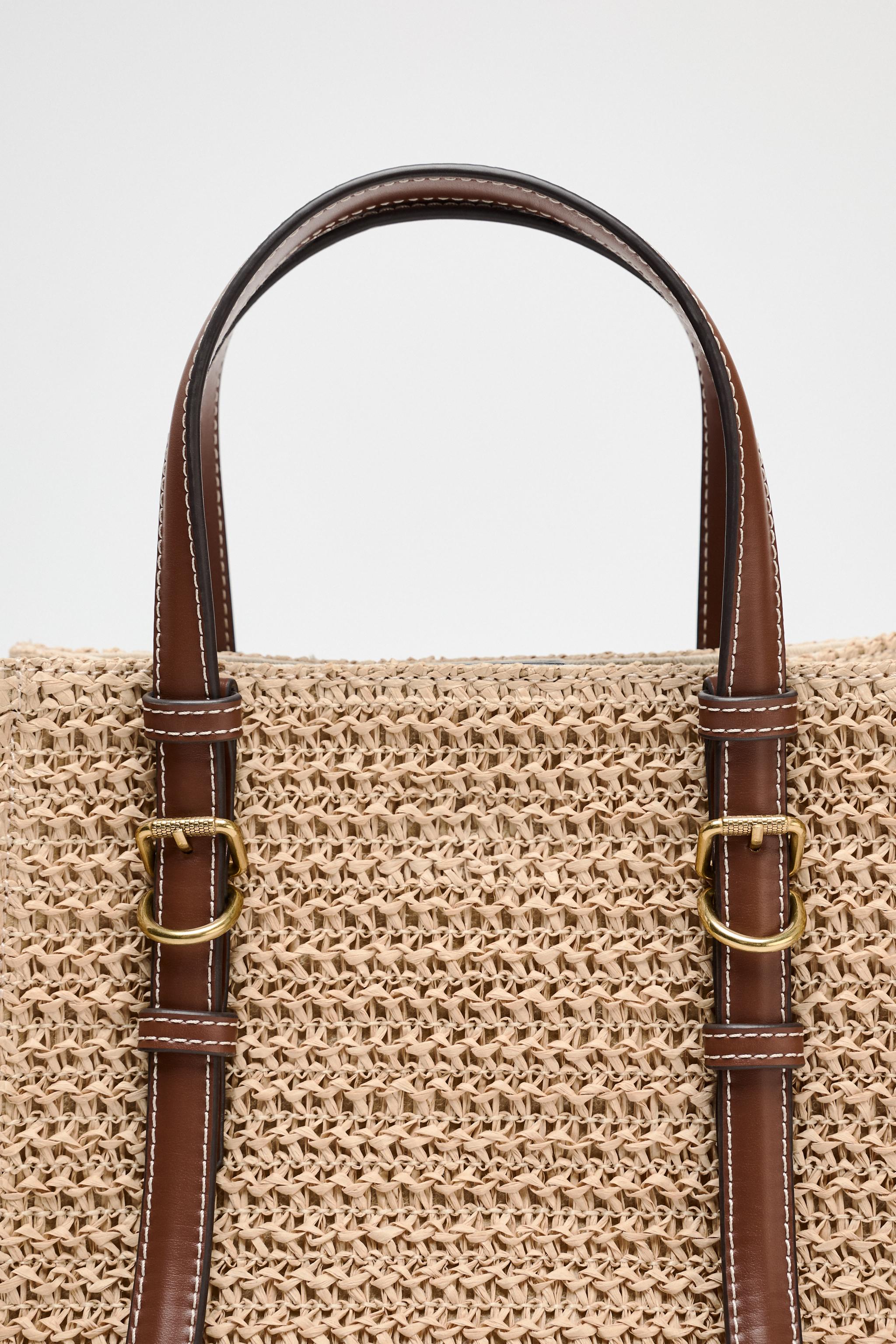 BRAIDED MINI TOTE BAG - Light beige | ZARA Australia