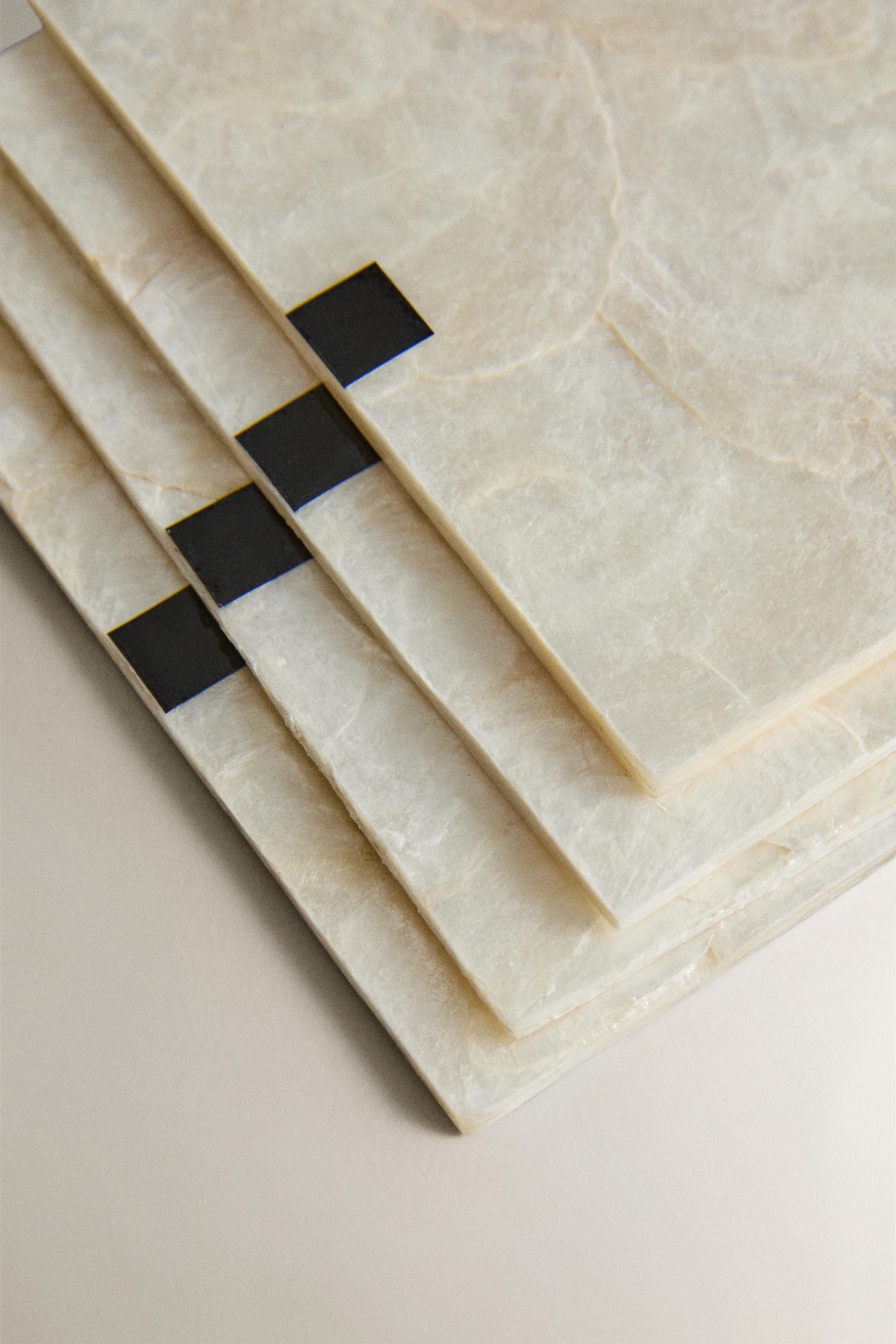 MOTHER-OF-PEARL COASTER PACK (PACK OF 4)