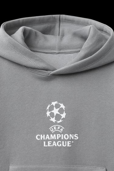 Zara UEFA CHAMPIONS LEAGUE ® HOODIE SWEATSHIRT - Gray