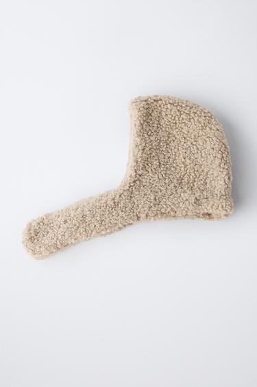 BONNET EFFET MOUTON - Beige de Zara - Image 3