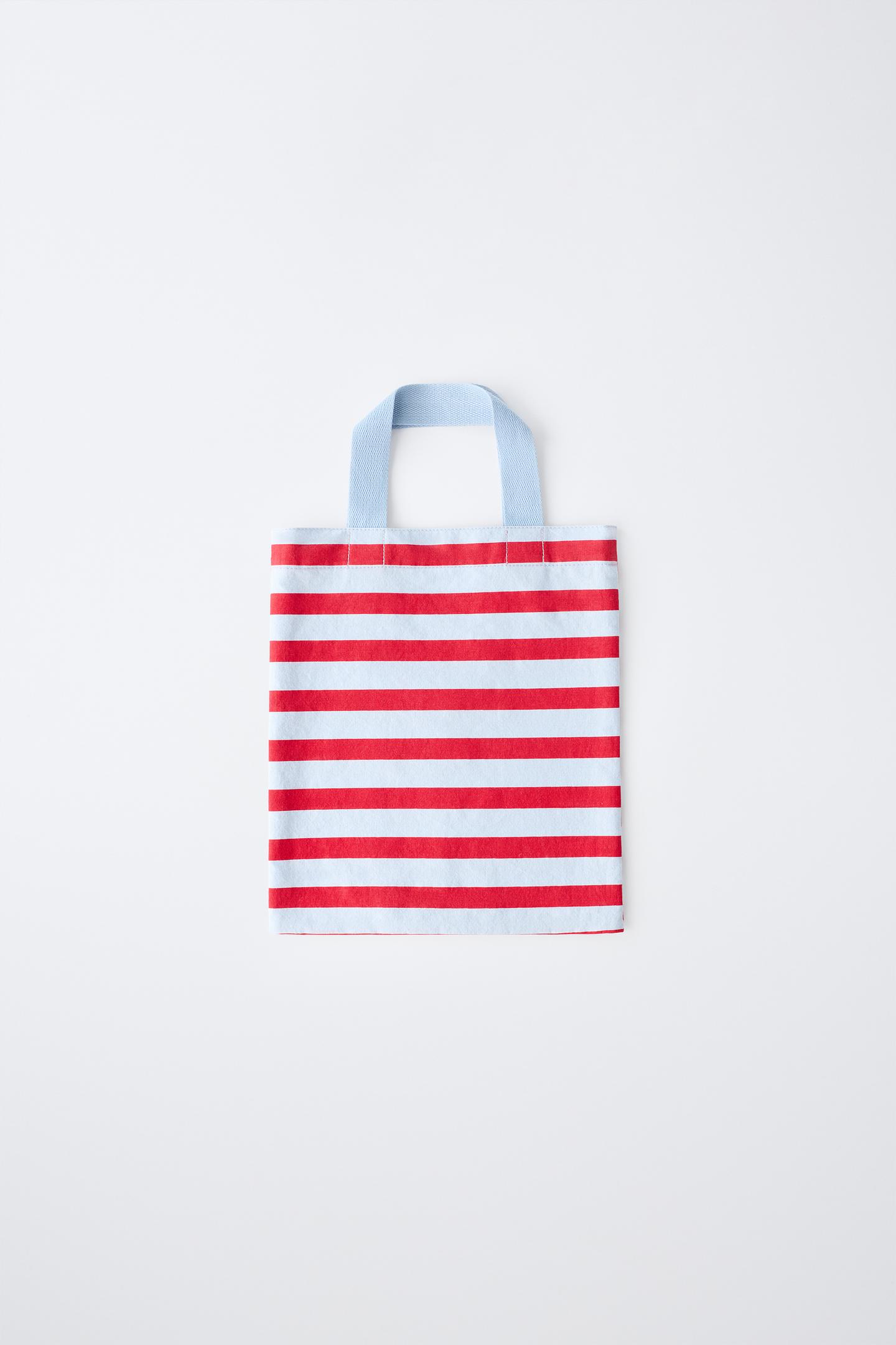 Детская сумка Zara Striped Print, цвет: Синий — фото 1