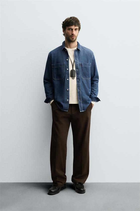 REGULAR FIT DENIM SHIRT