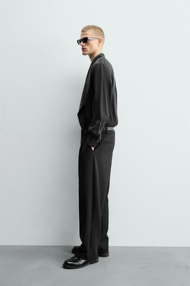 FLOWING BANDANA SHIRT - Black by Zara - Image 3