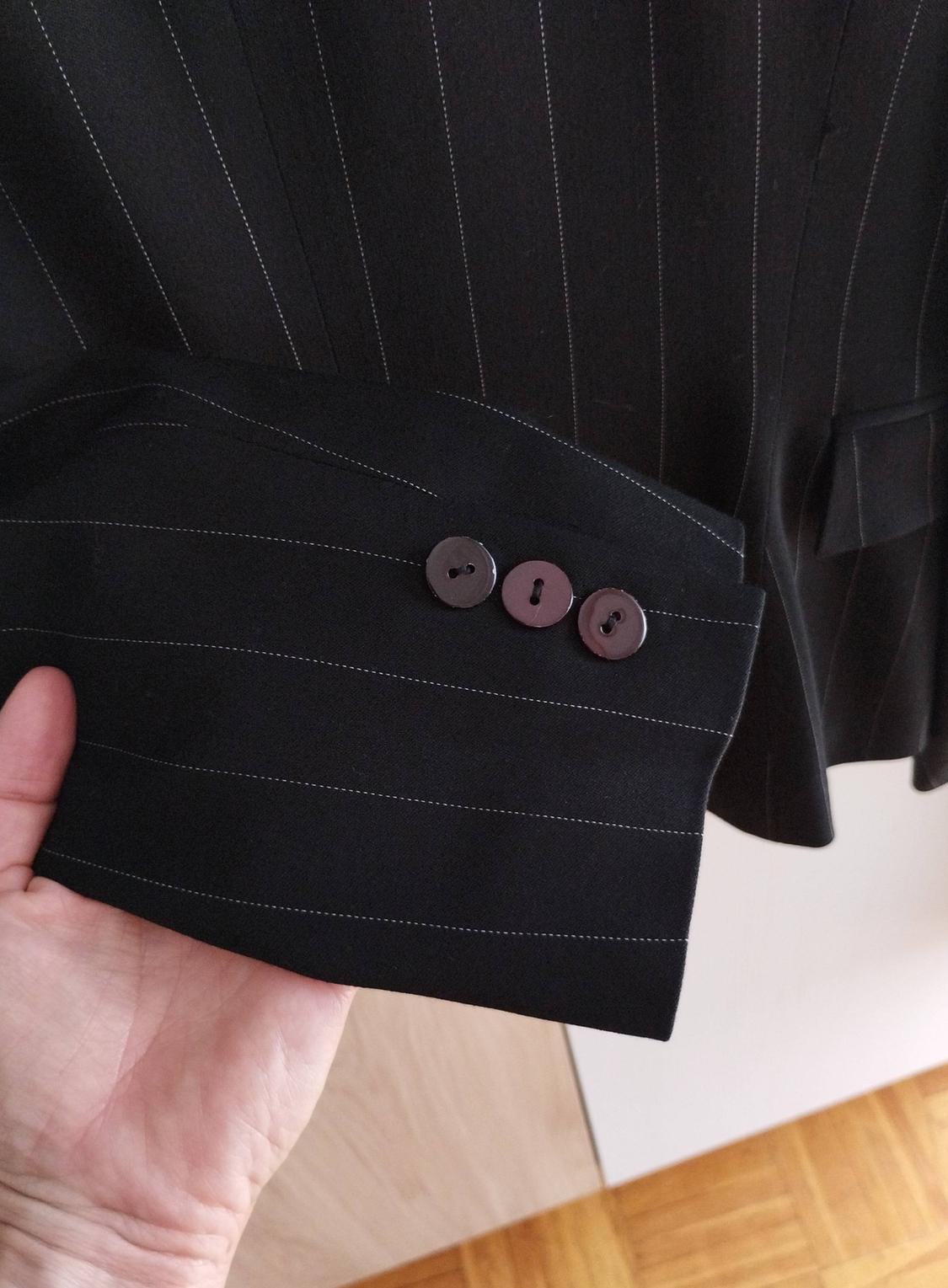 FITTED PINSTRIPE BLAZER - Image 5