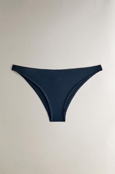 BAS DE BIKINI PLAGE UNI - Bleu marine de Zara - Image 1