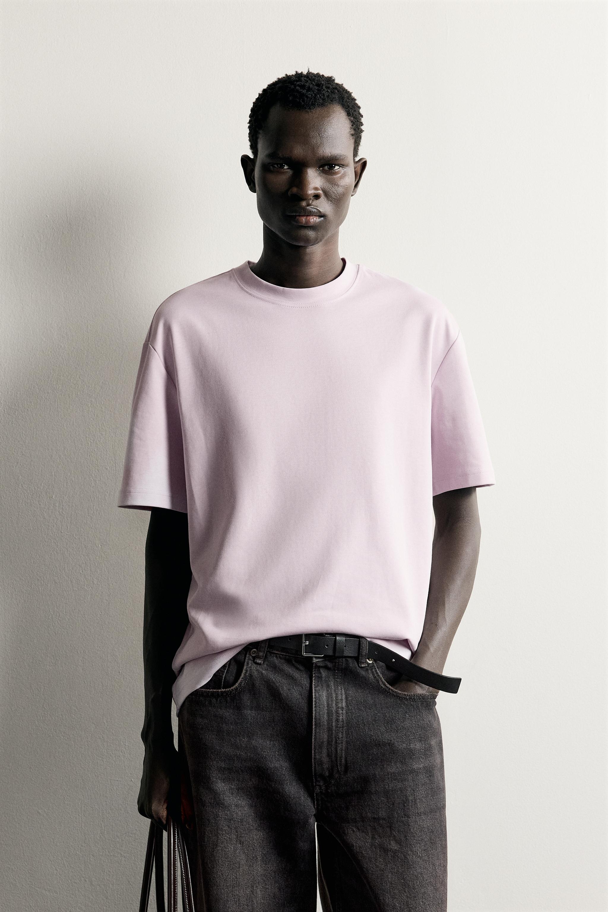 T-SHIRT RELAXED FIT PIÈCE CONTRASTE