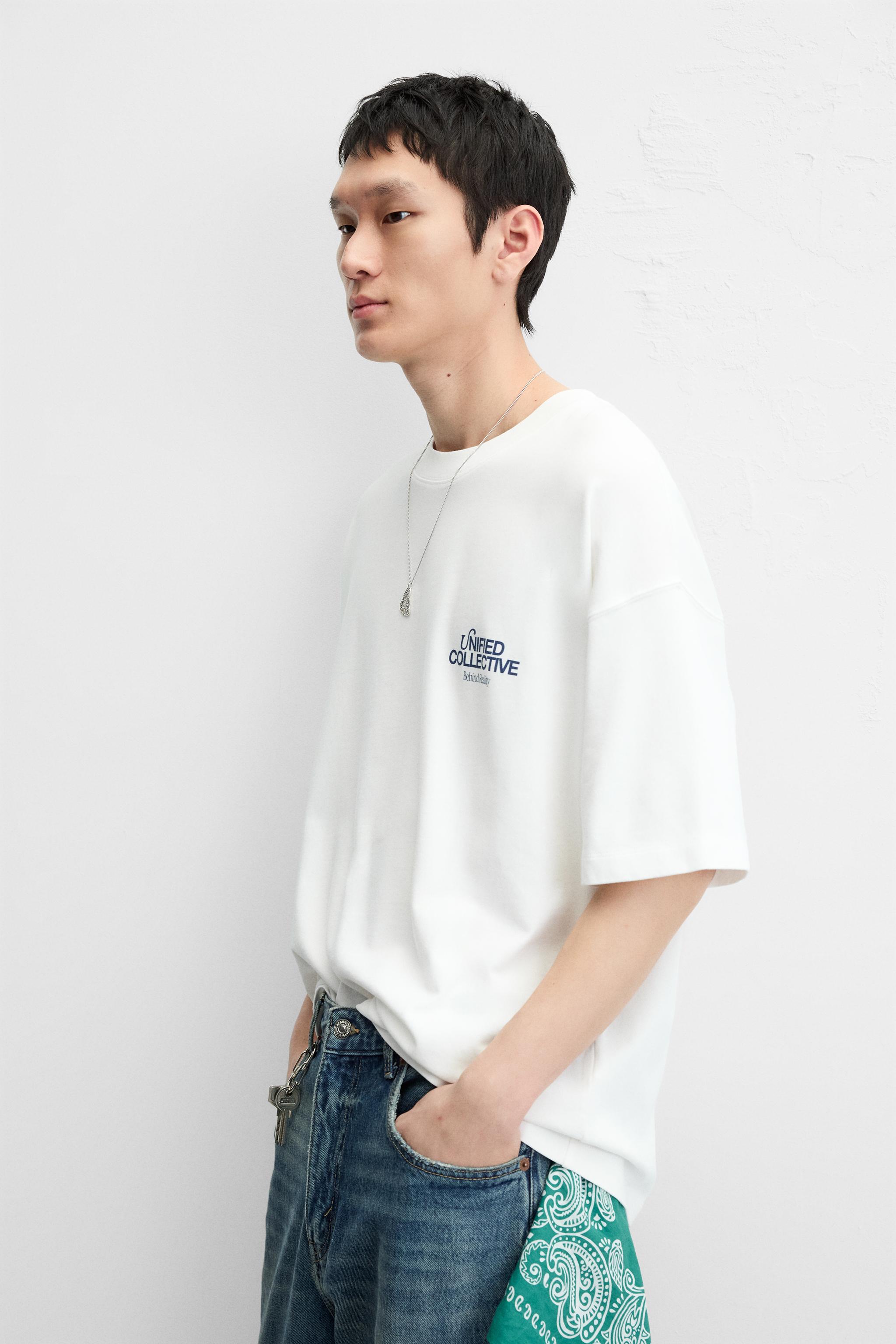 COMBINED PRINT T-SHIRT - White | ZARA United States