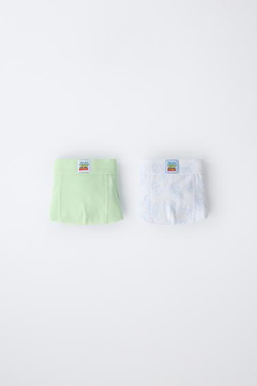 2-6 ANS / LOT DE DEUX BOXERS TOY STORY © DISNEY PIXAR - Vert / Écru de Zara - Image 4