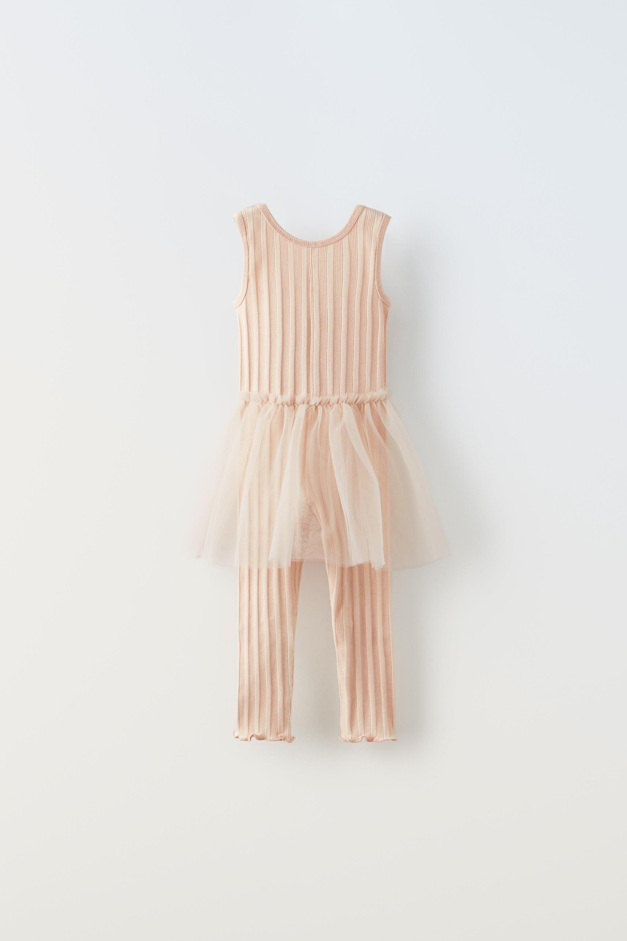 Zara cheap cream jumpsuit