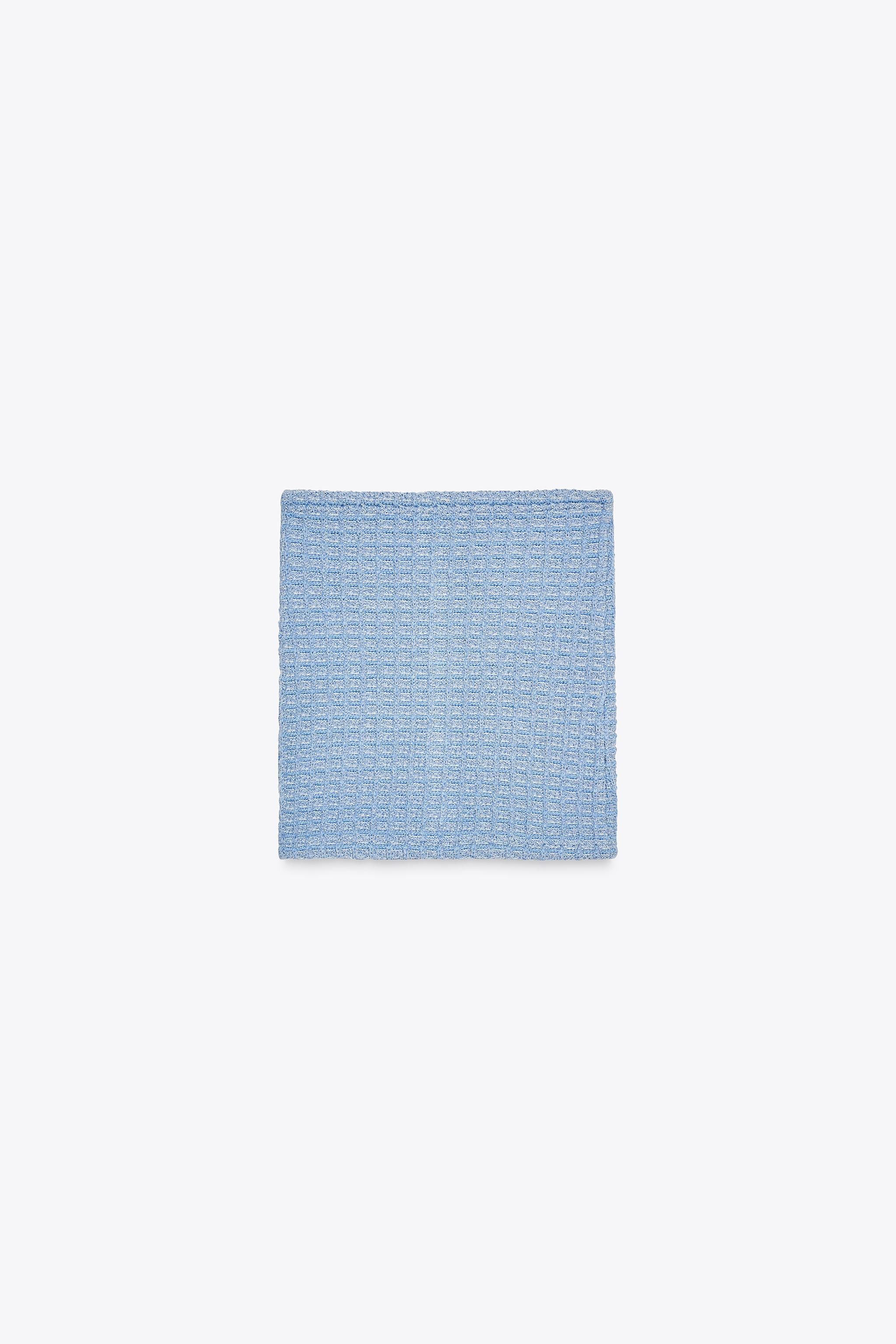 STRETCH BANDEAU TOP - Blue marl | ZARA Australia