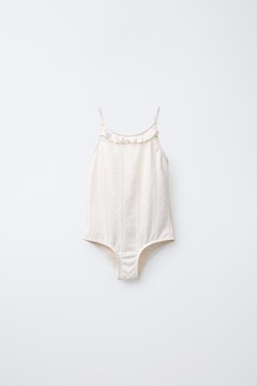 6-14 ANS/ MAILLOT DE BAIN STRUCTURÉ - Écru de Zara