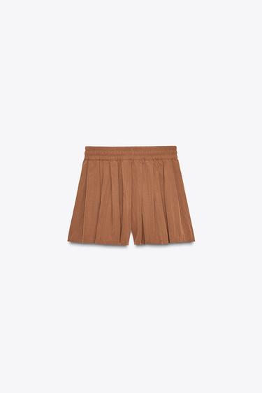 BERMUDA SHORTS WITH ELASTIC WAIST - Brick by Zara - Image 6