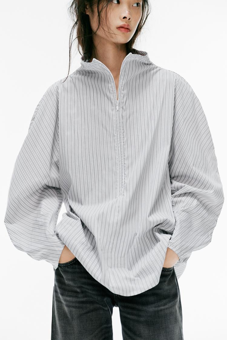 CAMISA POPELÍN RAYAS VOLUMEN