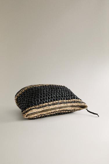 LARGE PAPER WASH BAG - Black by Zara - Image 3