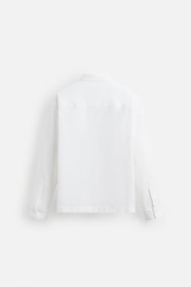 COTTON POLO SHIRT - White by Zara - Image 7