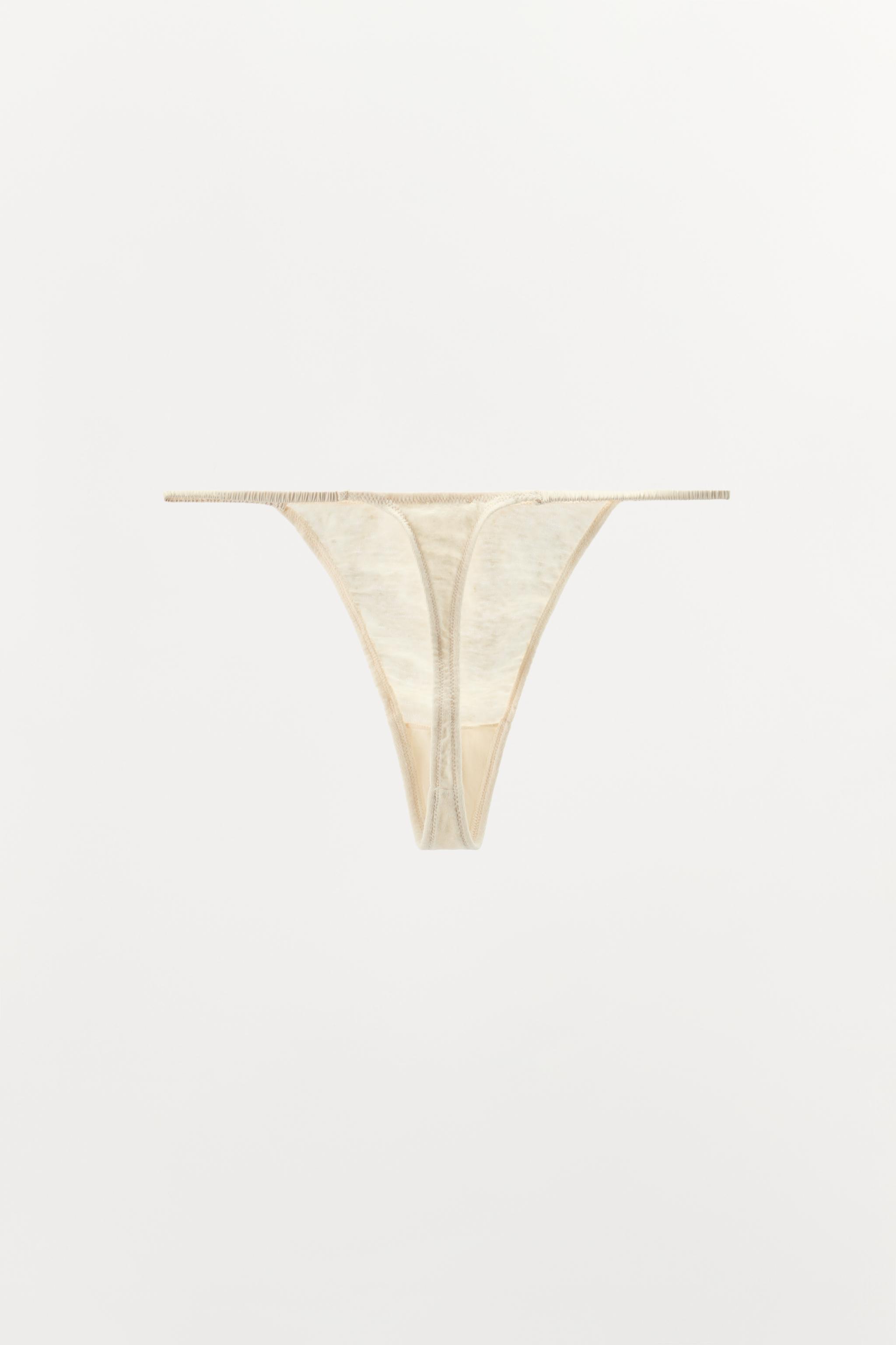 LINEN THONG