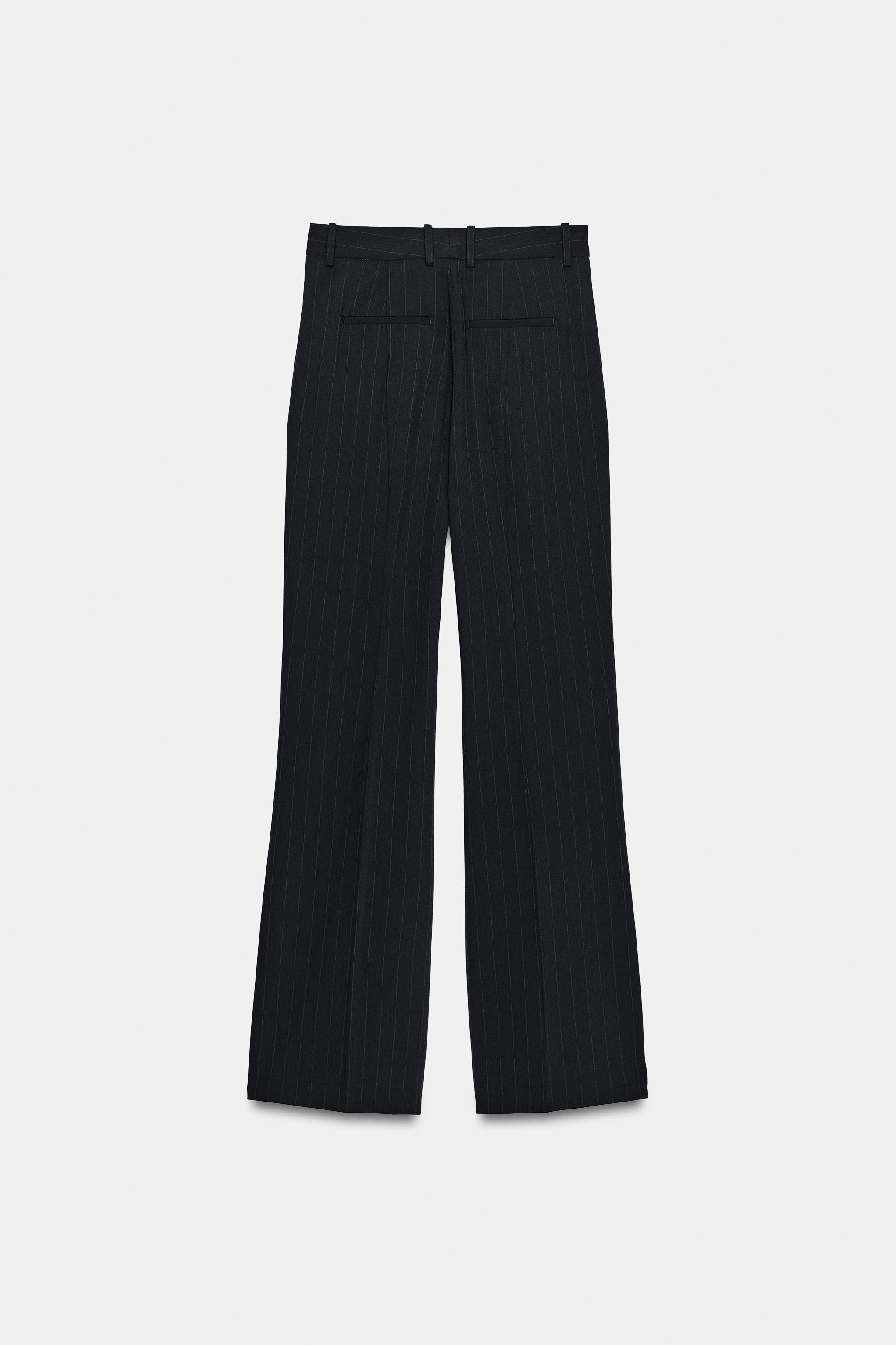 CALÇA DE CINTURA ALTA COM LISTRA DIPLOMÁTICA ZW COLLECTION