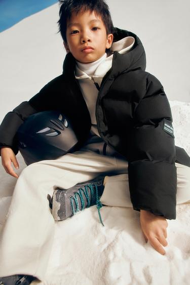 WATER-REPELLENT HIKING BOOTS - Green by Zara