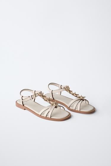 SANDALES ÉTOILE - Blanc écru de Zara - Image 1