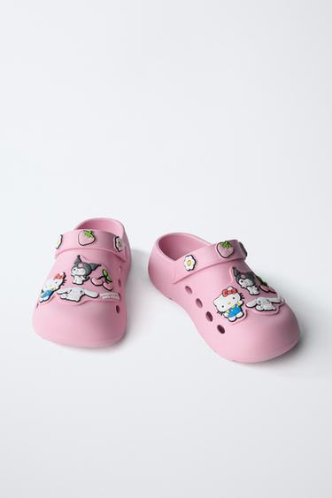 قبقاب سباحة HELLO KITTY AND FRIENDS © - وردي الخاص بـ Zara