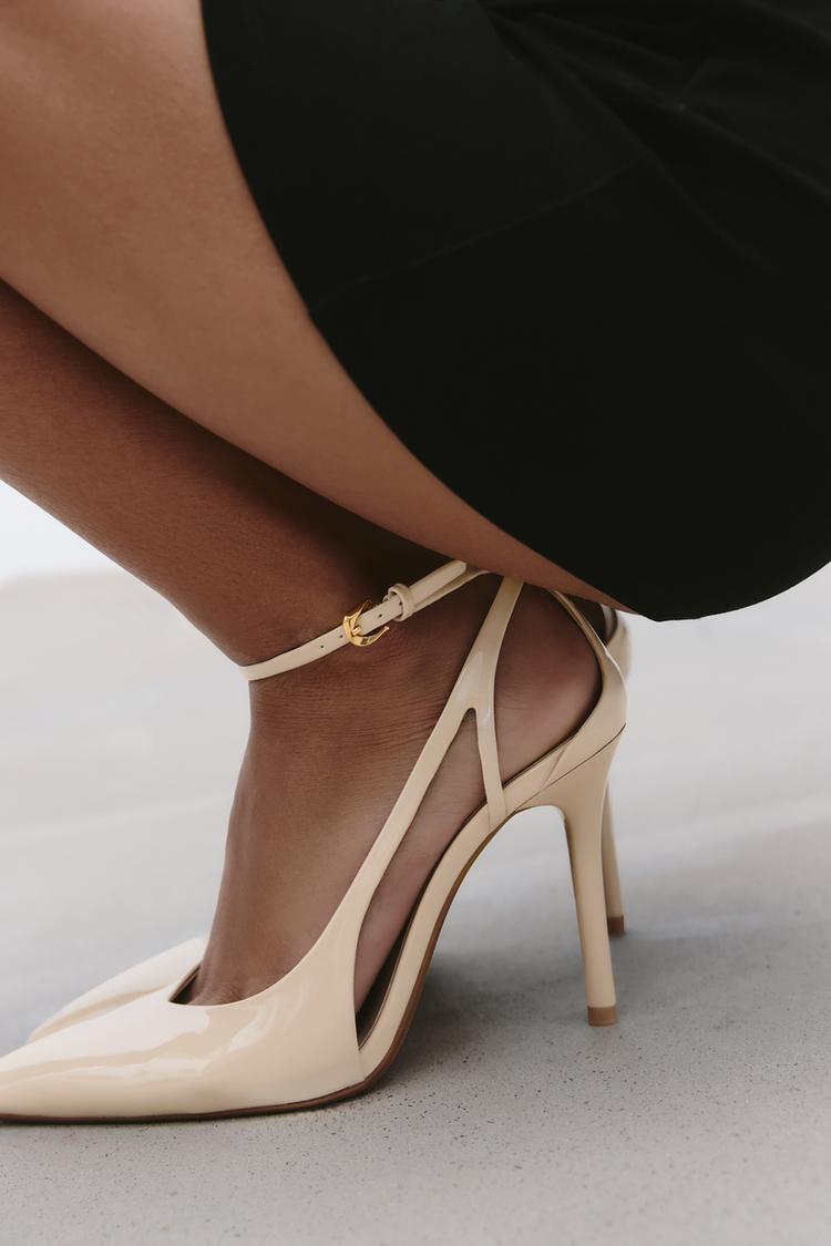 PATENT-EFFECT HIGH HEELS