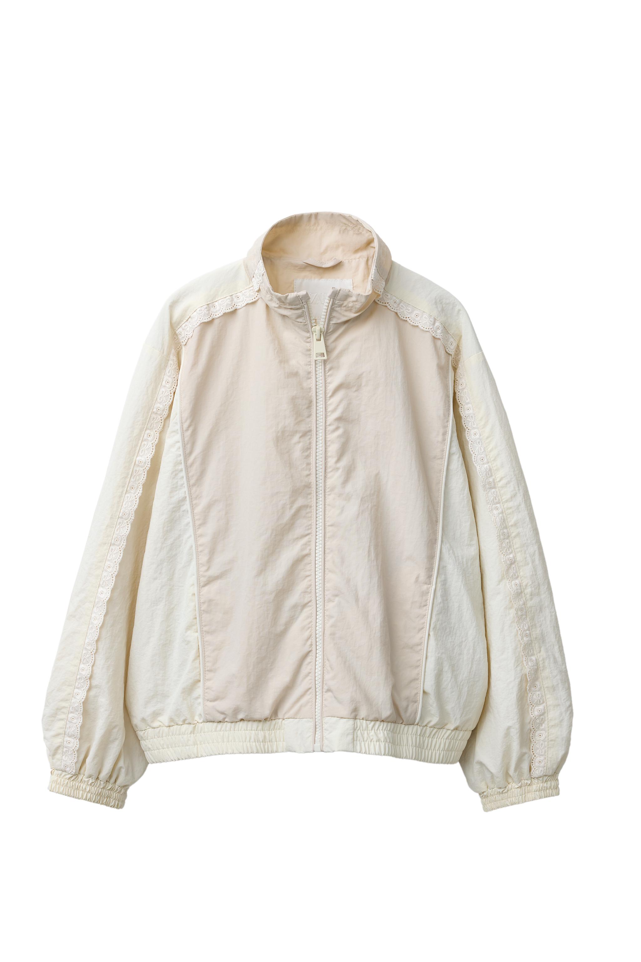 ULTRALIGHT LACE JACKET - Light beige | ZARA South Africa