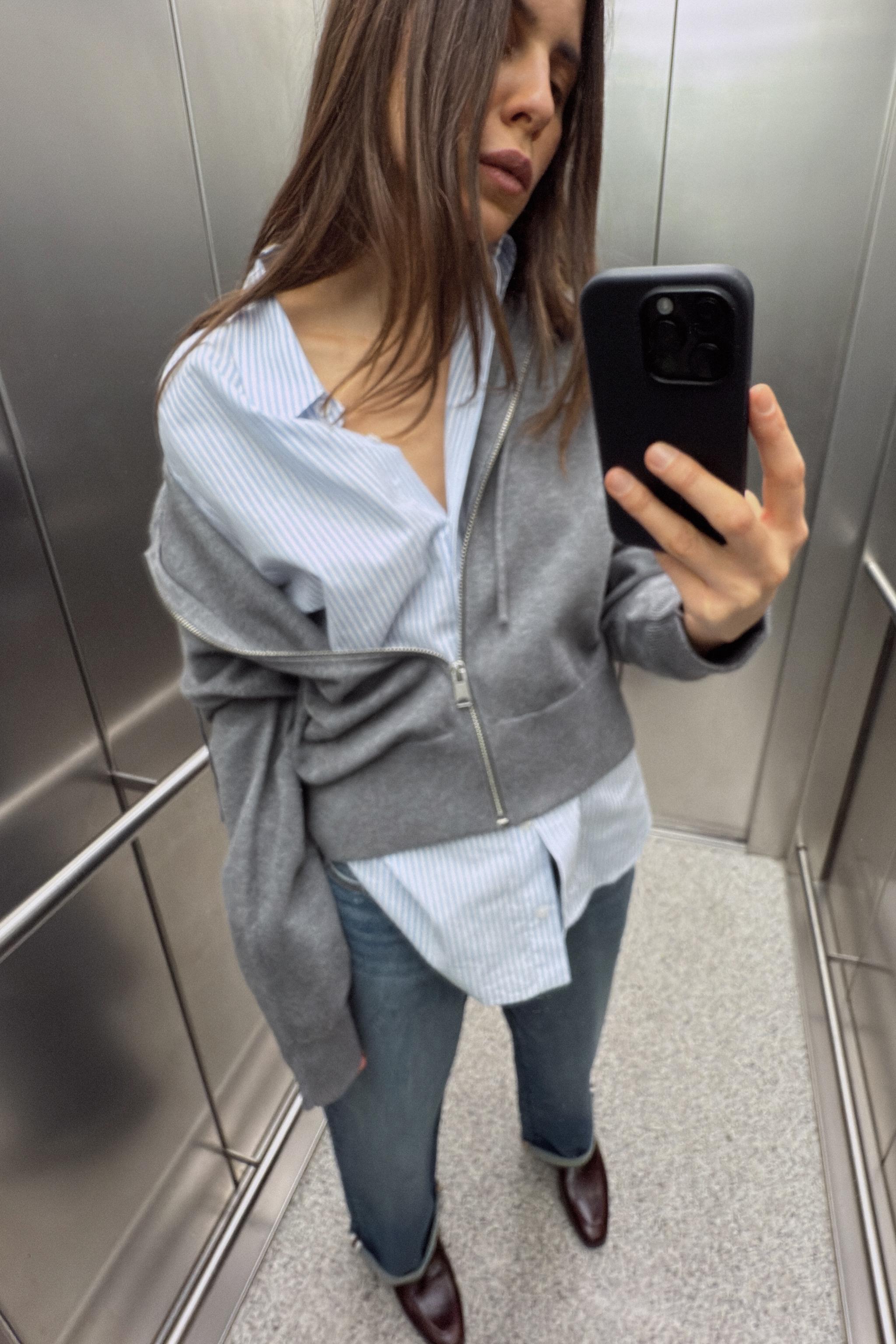 ZARA - ZARA ショルダーパッド ストレートブレザー Mサイズ